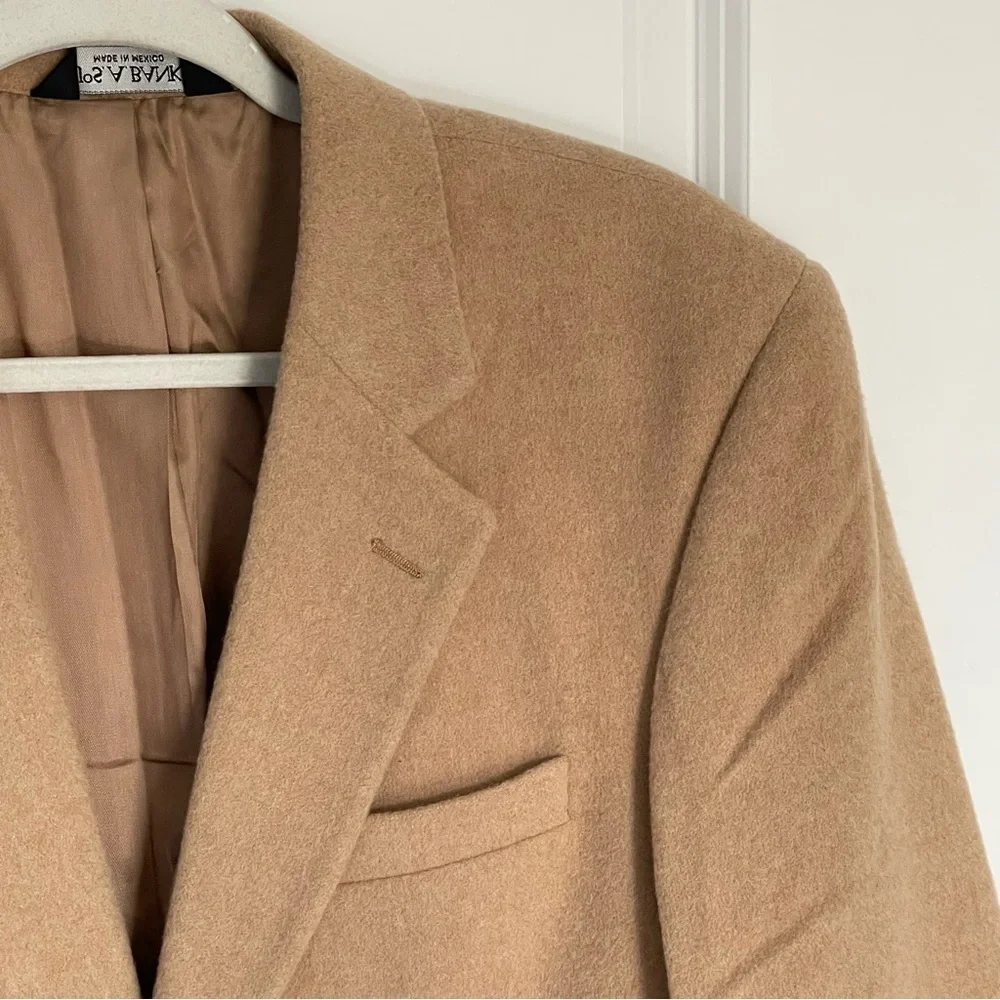 Jos A. Bank Tan Gordon Camelhair 2-Button Sport Coat Blazer Jacket nbnn